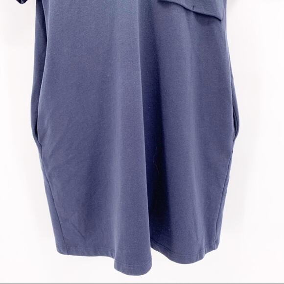 Sibel Saral Blue Cotton Collared V-Neck Dress XS - Picture 3 of 6